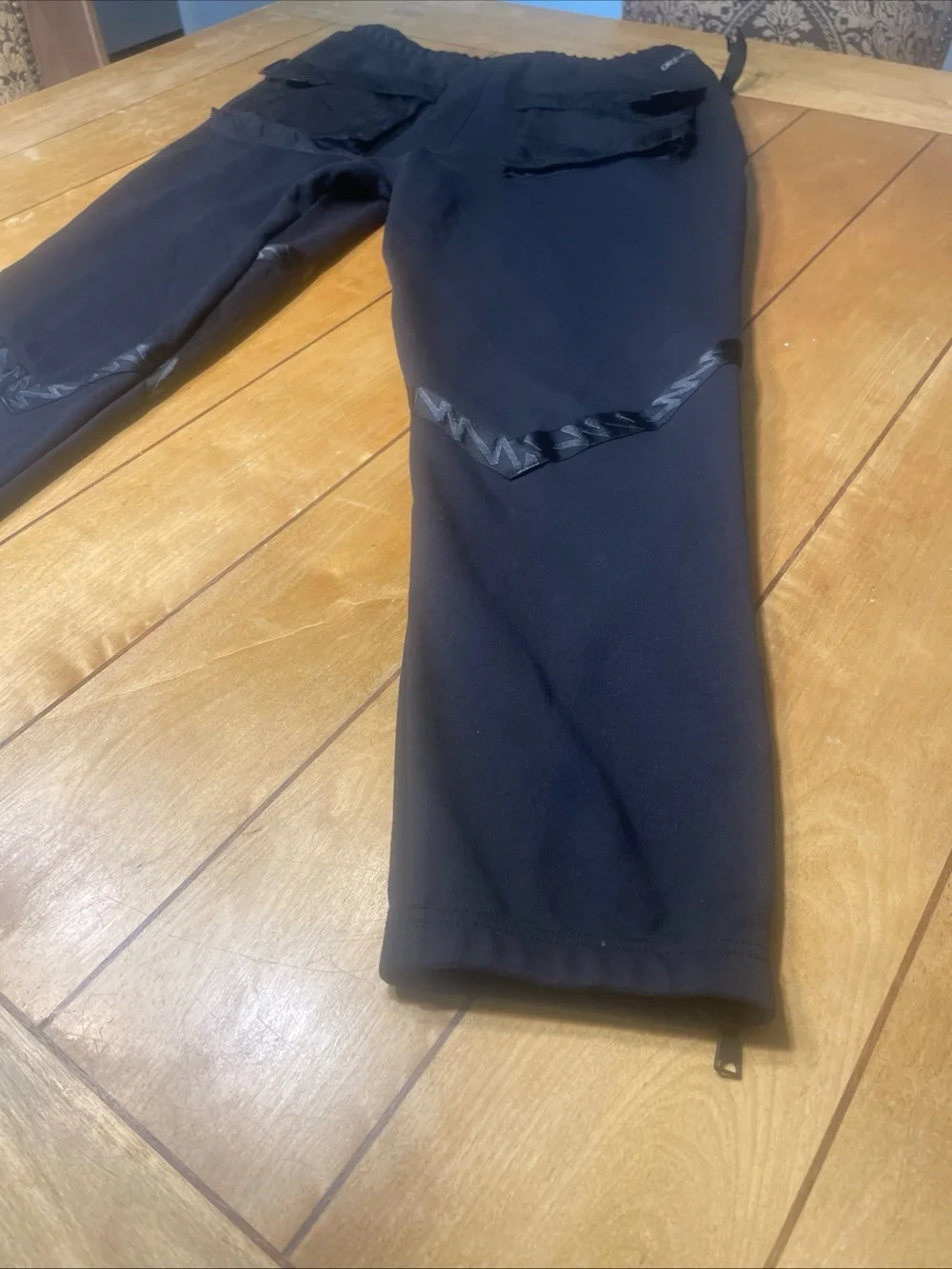 Air Jordan Dri Fit Zion Fleece Black Performance Joggers with Jumpman Large